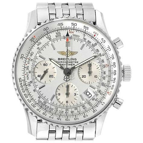 breitling silver|Breitling silver watch price uk.